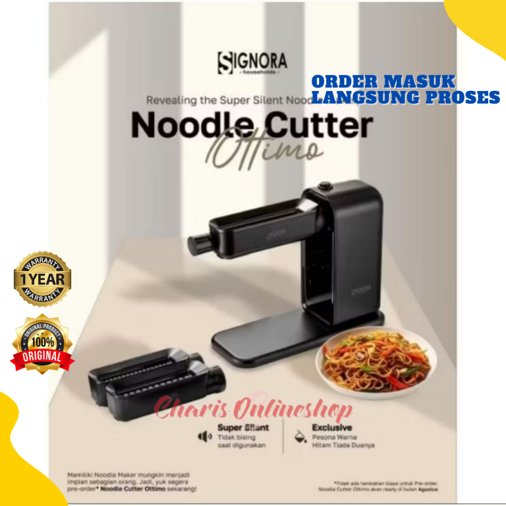 SIGNORA | Noodle Maker Ottimo Noodle Cutter Mesin Giling Mie 120 Watt [AGEN RESMI JAKARTA]