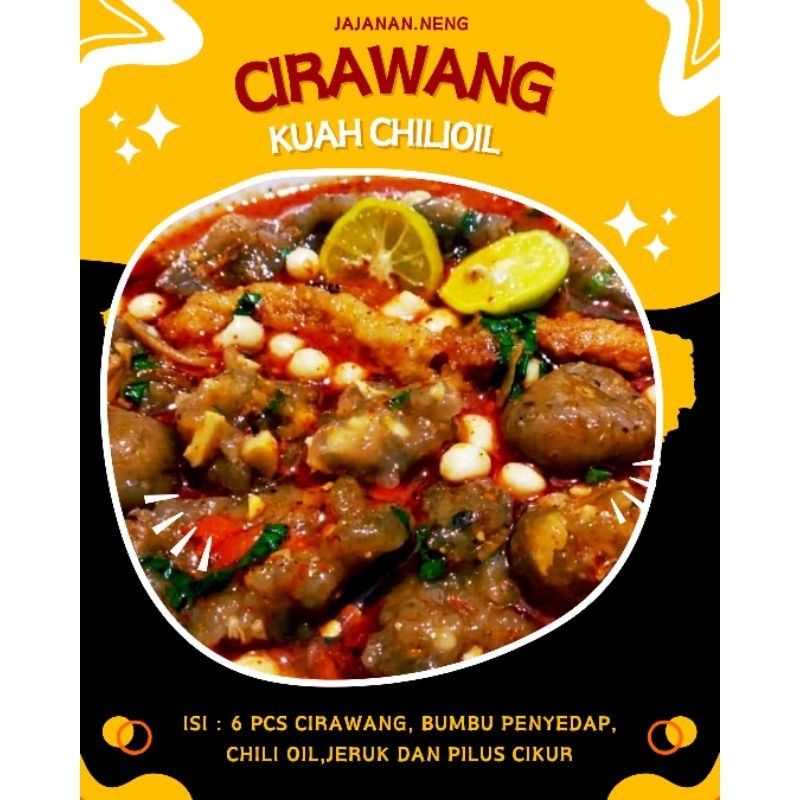 

1 Bungkusu Isi 6 Pcs Cirawang aci tulang rangu bawang bumbu Chilioil