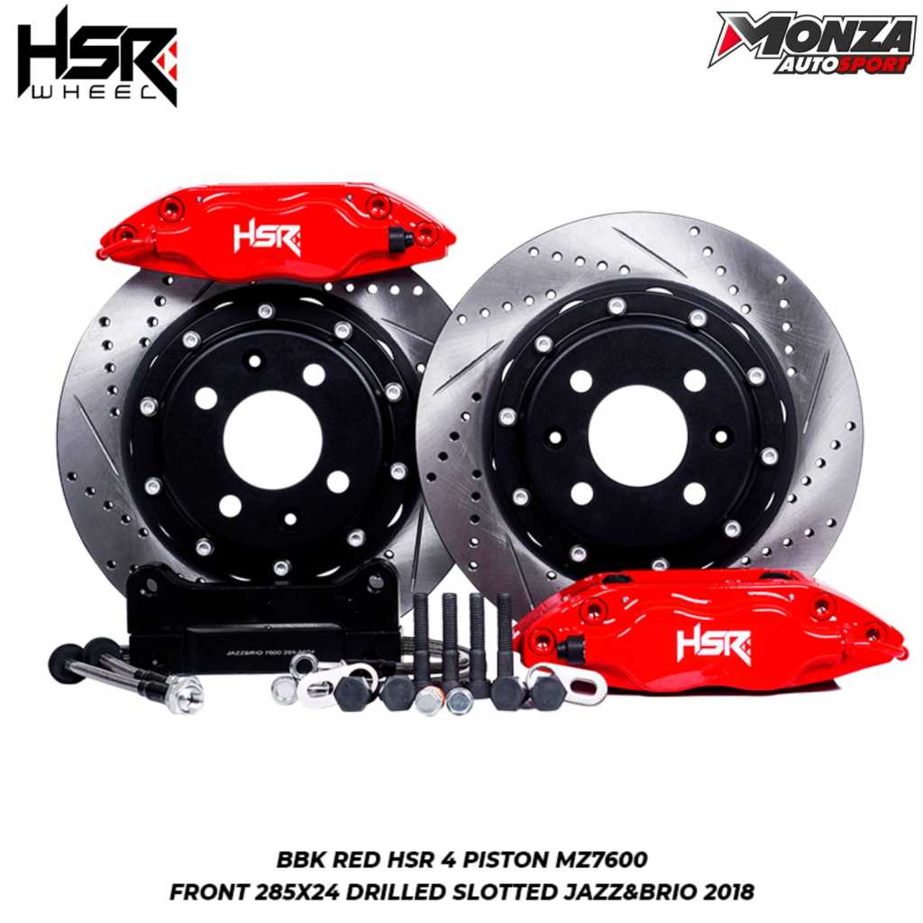 Big Brake kit/Pengereman cakram original HSR buat mobil Brio/Jazz 2018