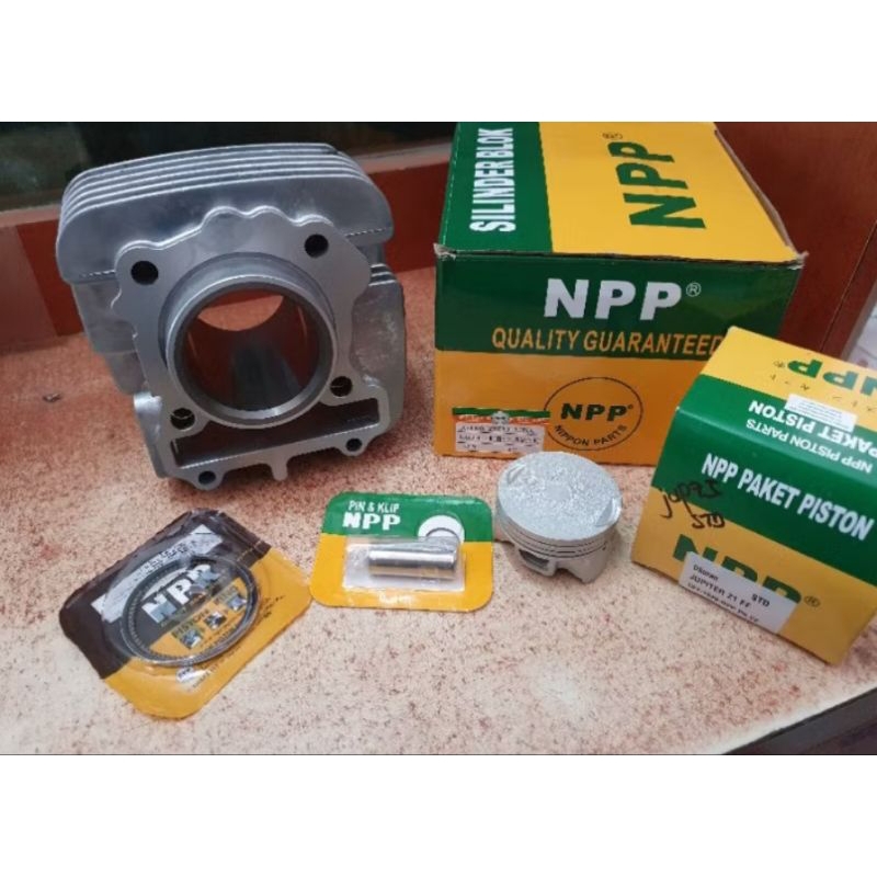 Blok seher silinder blok jupiter z1 set plus pistonkit jupiter z1/ force fi injeksi ori npp