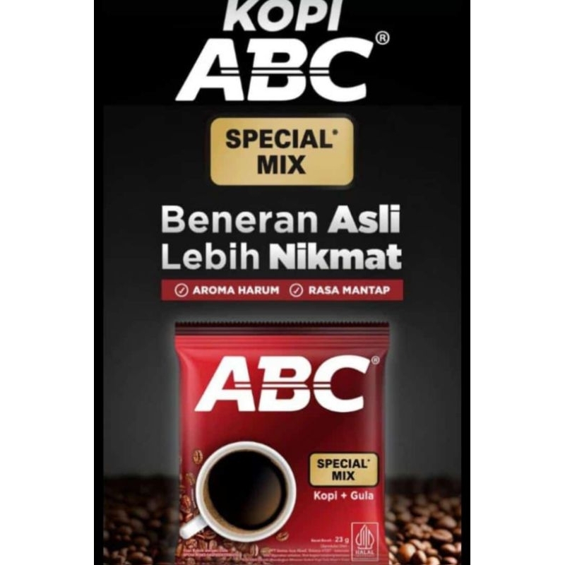 

Abc Kopi Spesial Mix 1 Renteng isi 10 x 23gr