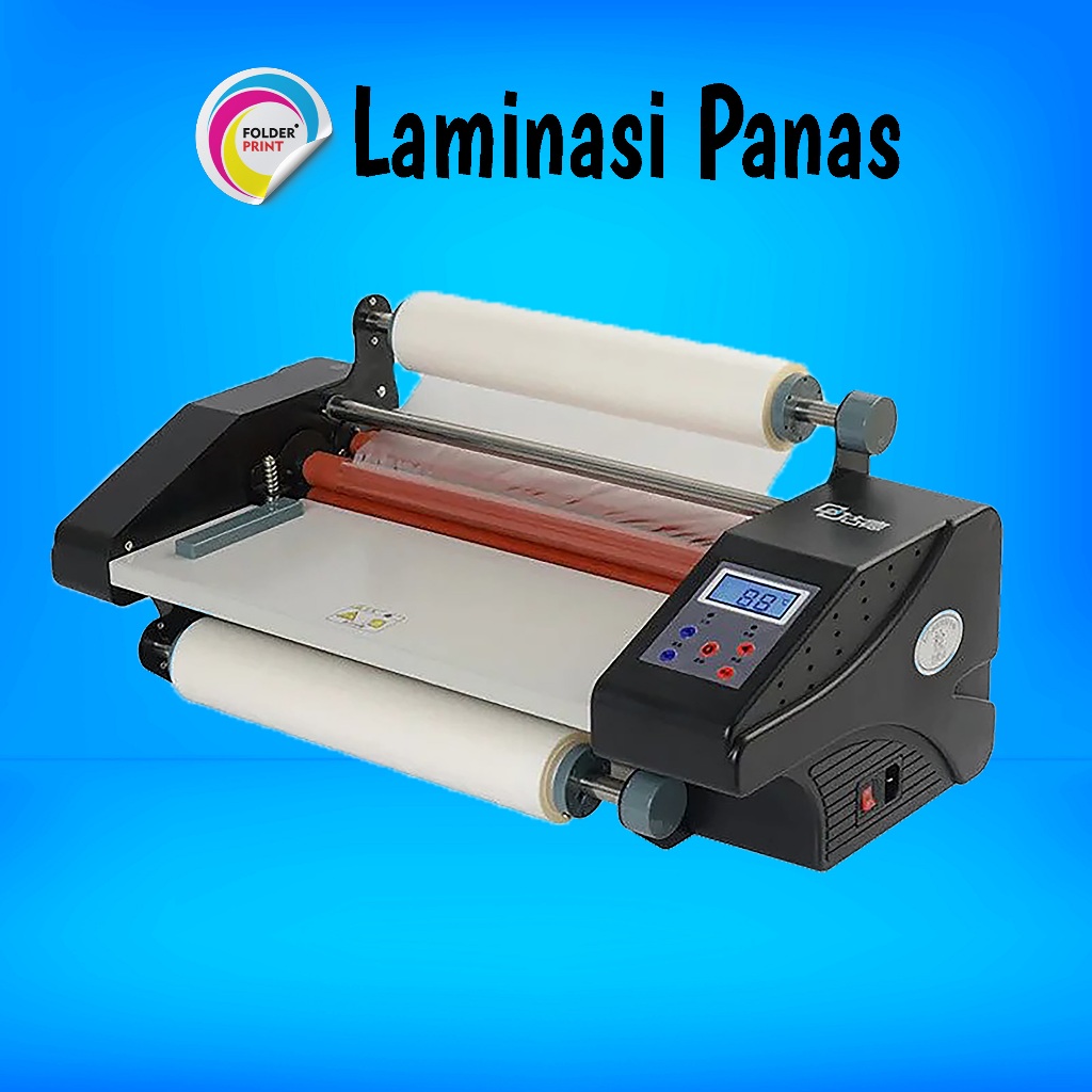 

Laminasi Panas Glossy dan Doff A3+