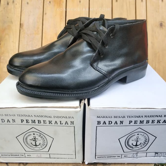 KODE L18I Sepatu PDH TNI Jatah Badan Perbekalan