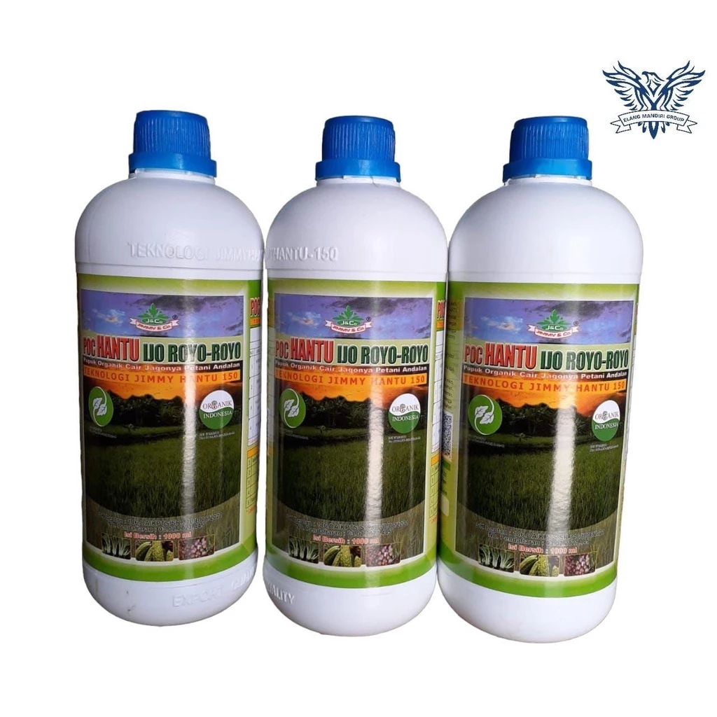 Original Pupuk jimmy hantu POC Hantu Ijo Royo Royo 500ml dan 1 Liter Pupuk Cair Original Jimmy Hantu