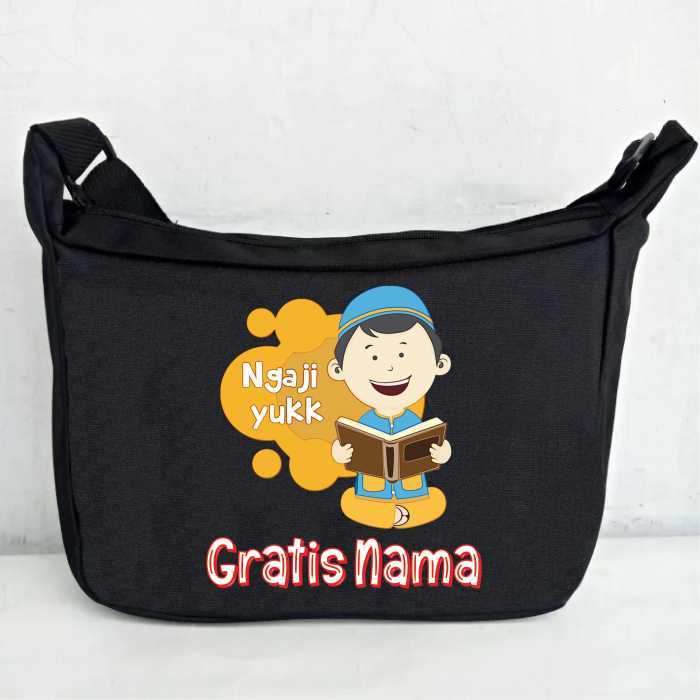 Tas Selempang Anak Laki Perempuan Untuk Ngaji Alquran Iqro Murah Win