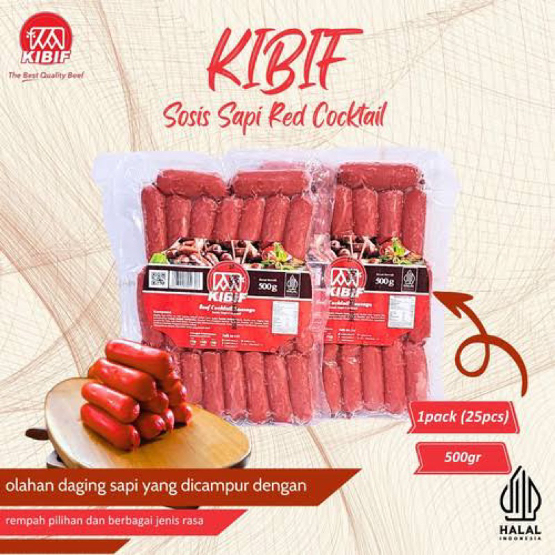 

KIBIF sosis cocktail merah 500 gr