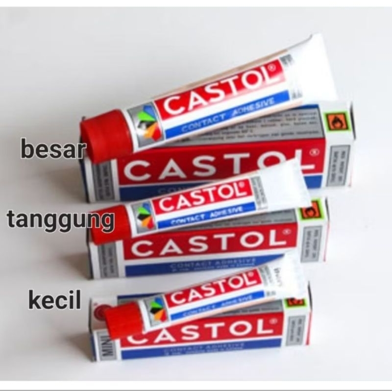 

eceran lem castol kecil /mini lem serbaguna