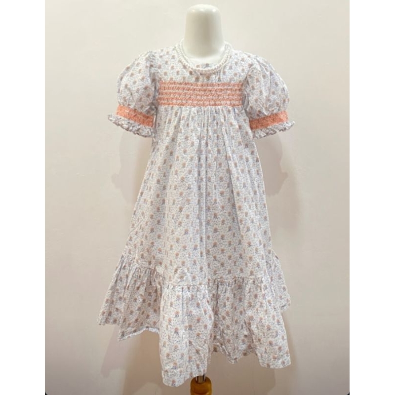 dress smocked cheek 3-5th