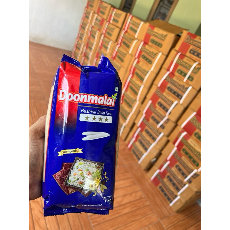 

Beras Basmati Doonmalai 1kg Nasi arab Beras india kemasan asli