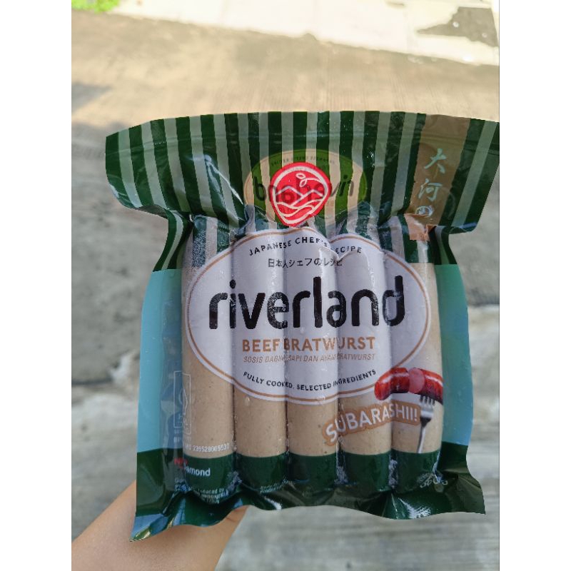 

RIVERLAND BEEF BRATWURST 350gr / SOSIS