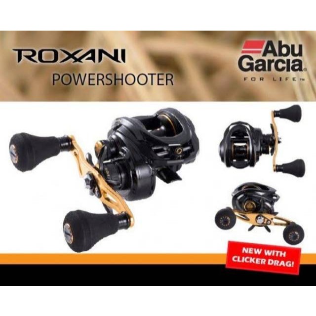 REEL BC ABU GARCIA ROXANI POWERSHOOTER_L, REEL BAIT CASTING RATIO 8.0:1 (LEFT HANDLE)