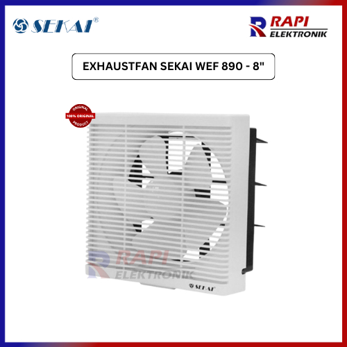 EXHAUSTFAN SEKAI WEF 890 / EXHAUSTFAN DINDING SEKAI 8 Inch
