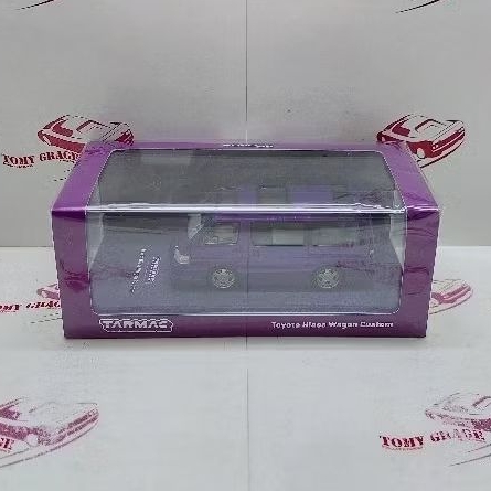 Tarmac Works Toyota Hiace Wagon Custom Van Purple
