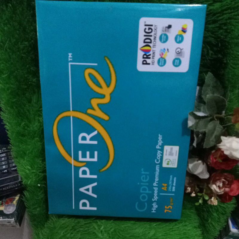 

paper one A4 75 gram isi 500 lembar per rim murah