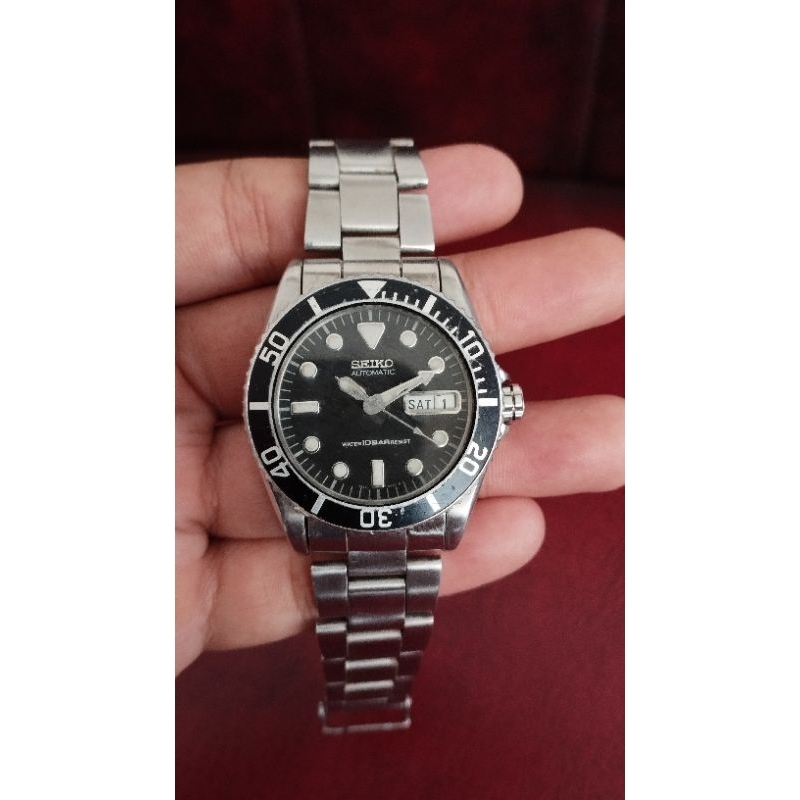 Jual Jam Tangan Seiko Diver Water 10 Bar Resist CAL 7s26-3040 Automatic MidSize