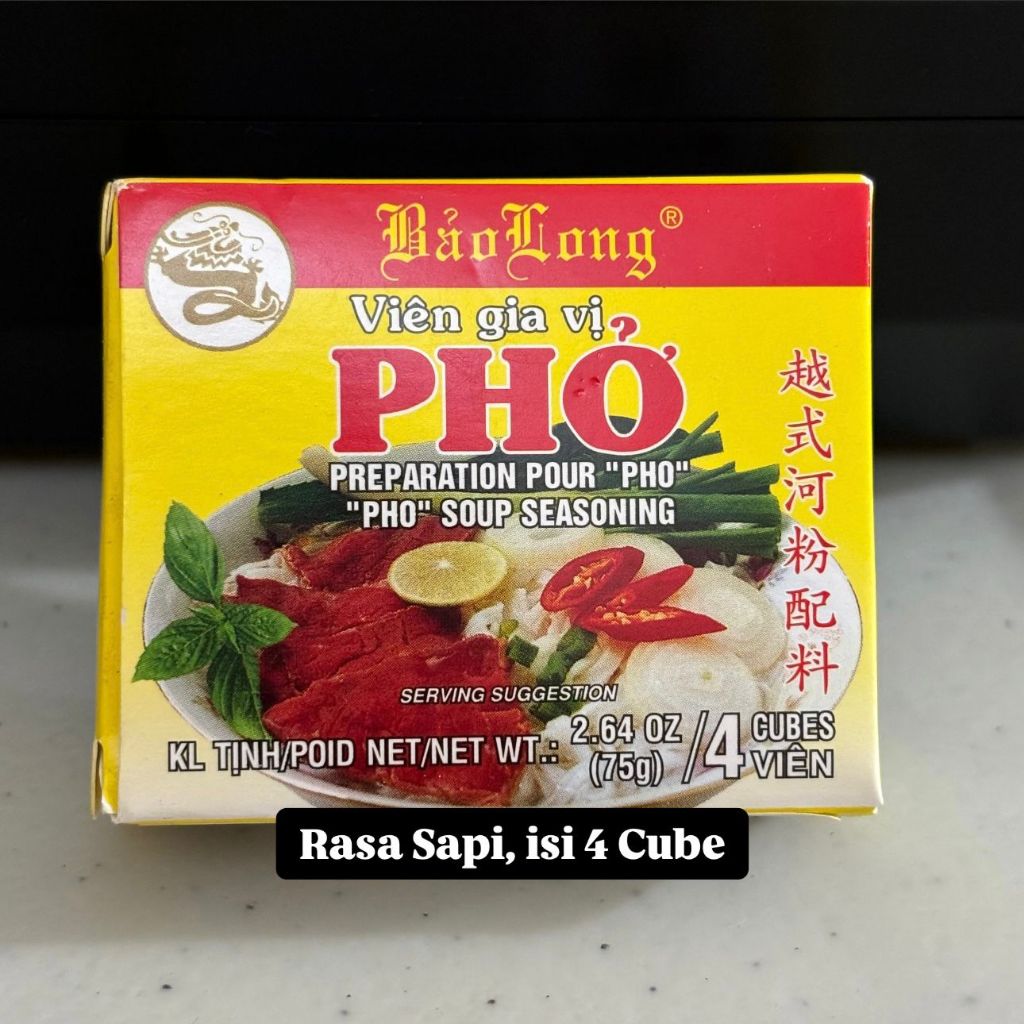 

Bumbu PHO Sapi Kaldu Block Untuk Sup Asli Vietnam