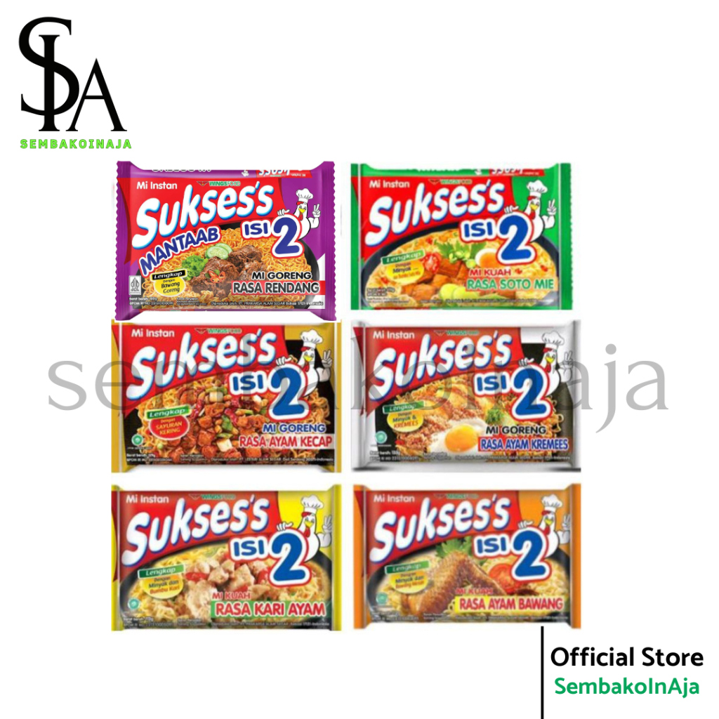 

[ SUKSESMIE ] Mie Instan isi 2, 2pcs