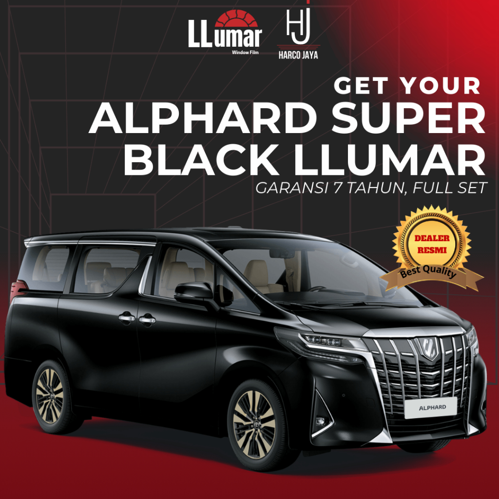ALPHARD FULL SET LLUMAR WINDOW FILM