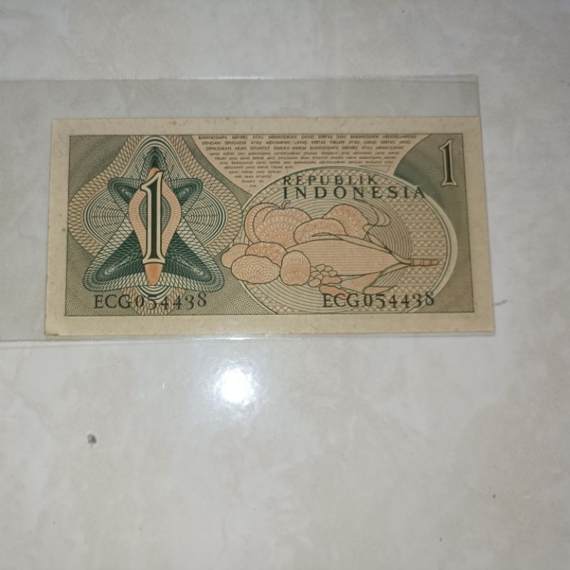 uang 1 / satu rupiah sandang pangan II tahun 1961 asli unc