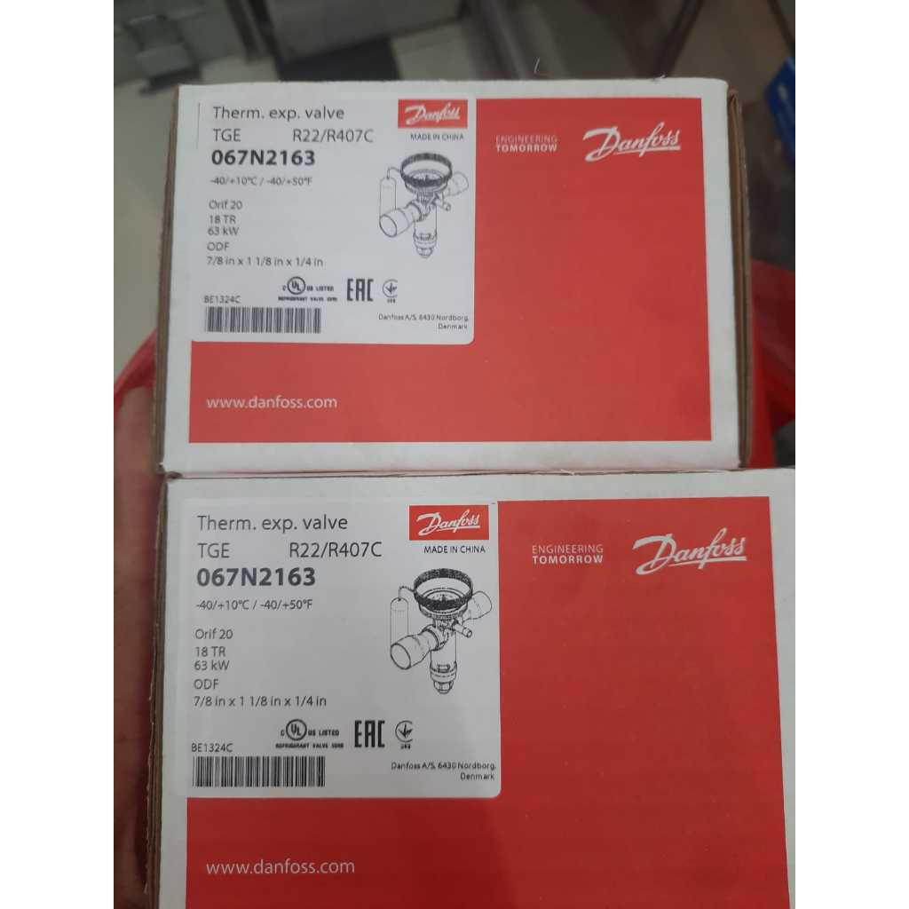 Expansion valve danfoss TGEX 18 TR
