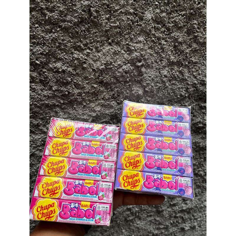 

chupa chups big babol tutty fruit stik 20Gr / 1pcs