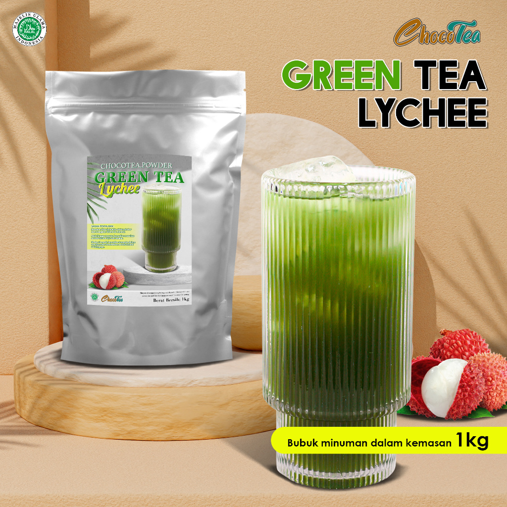 

BUBUK MINUMAN GREEN TEA LYCHEE 1KG / SERBUK SEDUH ANEKA RASA / ICE SHAKE ES KEKINIAN / POWDER CHOCO DUREN CHOCOLATE COKELAT COKLAT TARO MATCHA VIRAL BANYAK PILIHAN VARIAN KEMASAN 1 KG 1000GRAM 1000 GRAM ENAK NIKMAT CREAMY LEZAT SUPPLIER