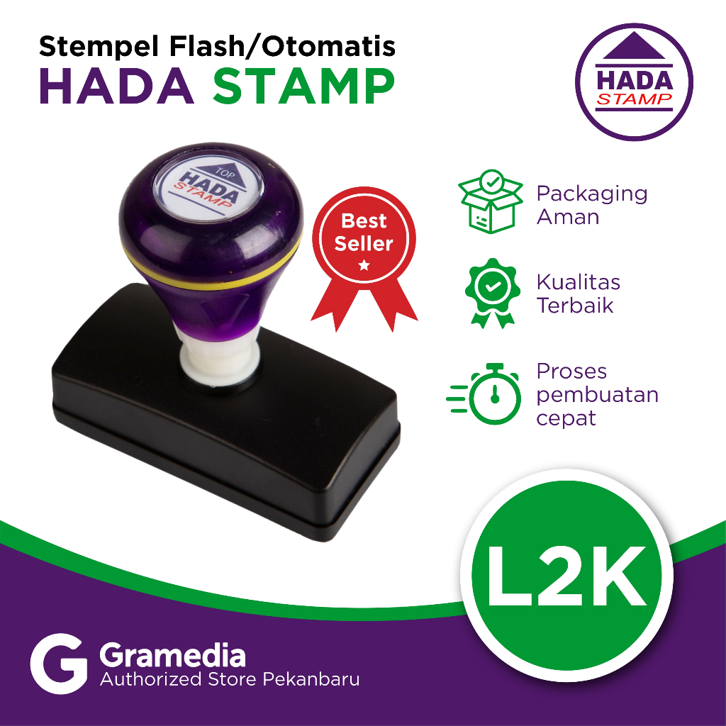 

Gramedia - Stempel Flash/ Otomatis Hada Stamp L2K