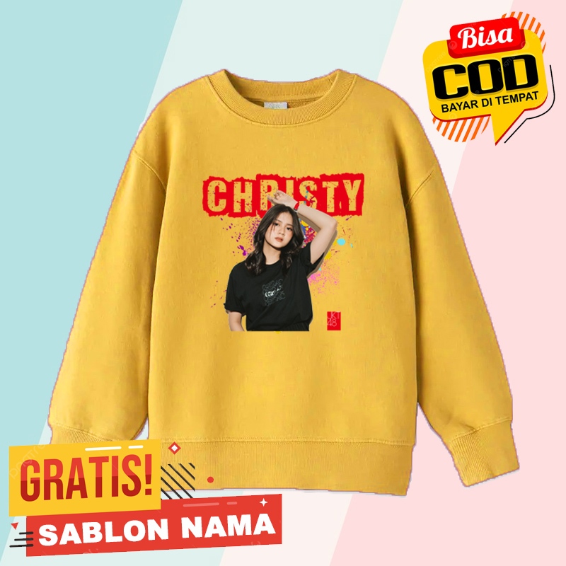JAKET SWEATER ANAK MOTIF CHRISTY JKT48