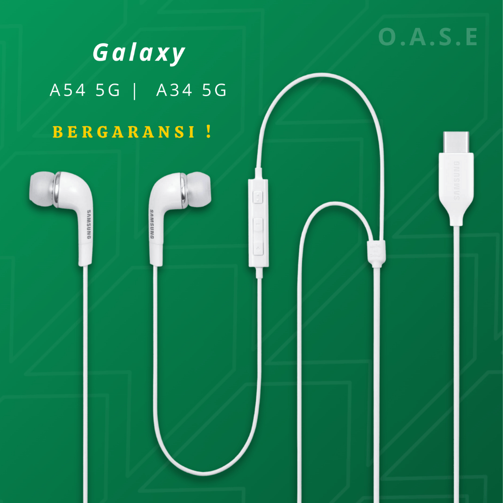 Headset Samsung A54 5G |  A34 5G Type C Original Earphone Handsfree