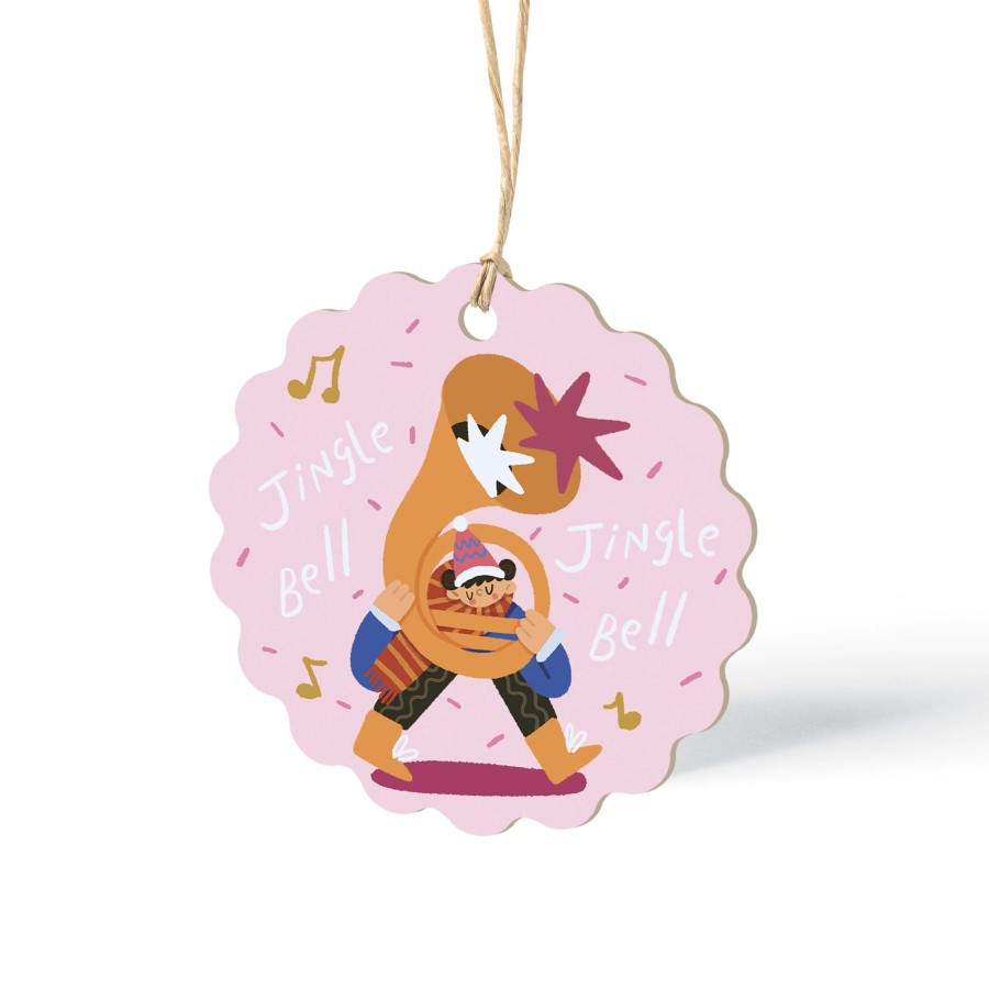 

Hang Tag Desain Gift Tag Merry Christmas Ukuran 6 x 10cm