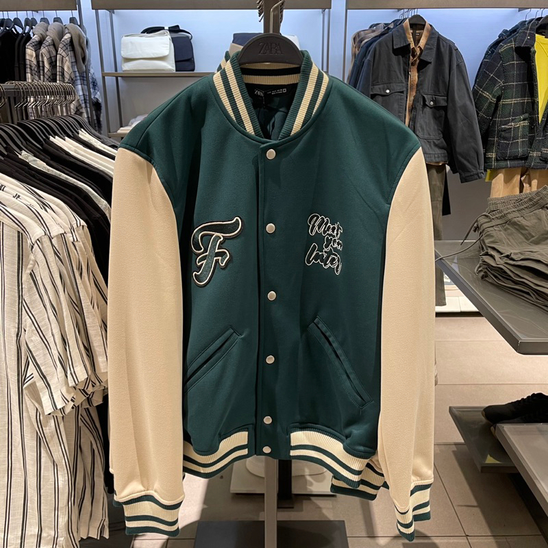 Jaket Varsity ZARA MAN Jastip (jasa titip)