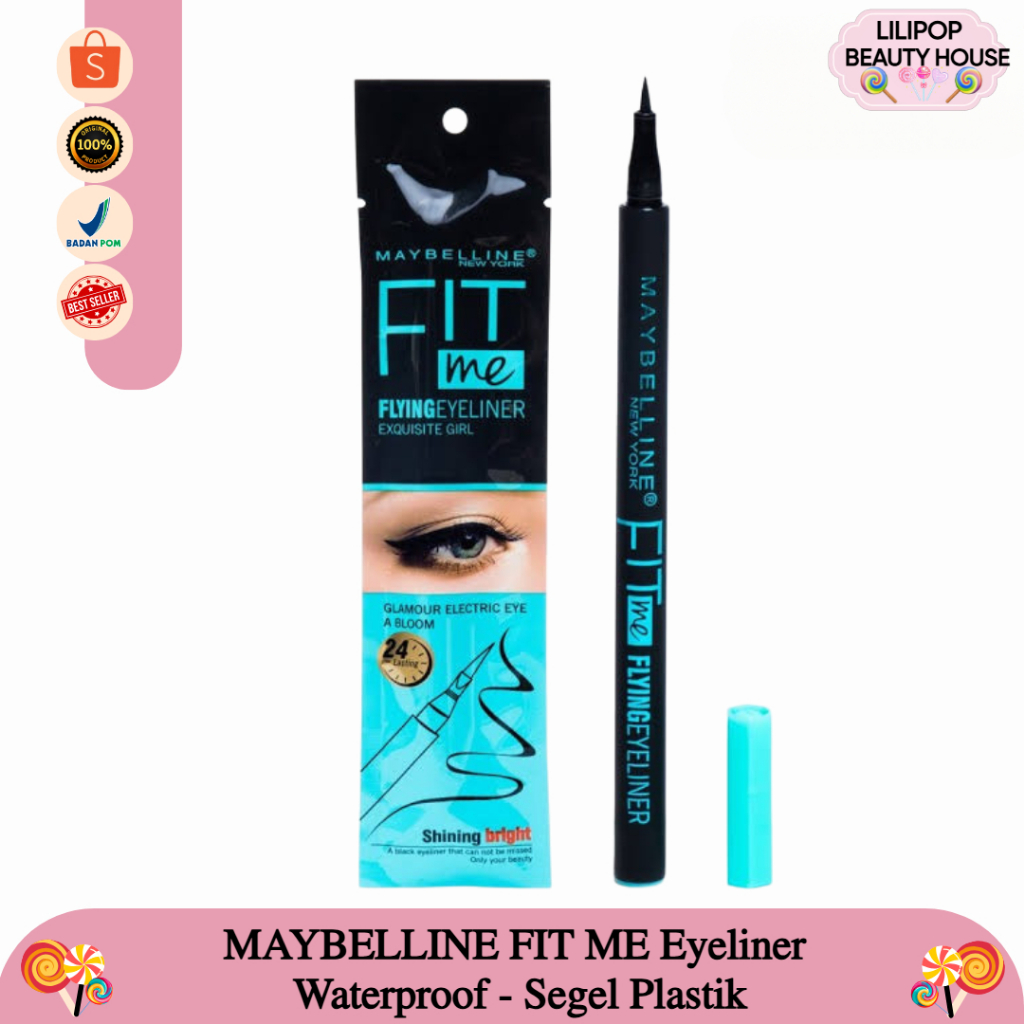 MAYBELLINE FIT ME FLAYING Eyeliner Waterproof - Segel Plastik
