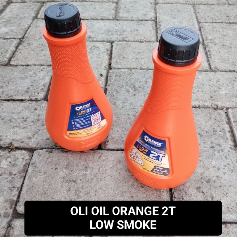 OLI OIL SAMPING 2T ORANGE LOW SMOKE 700ML SYNTHETIC OIL ORIGINAL