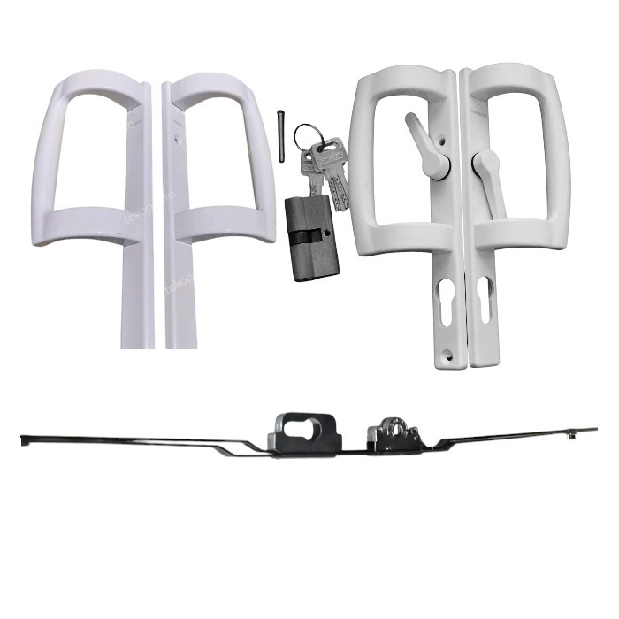 handel pintu sliding upvc 4 pegangan