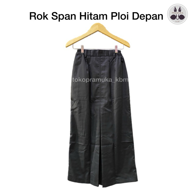 Rok Span Hitam Ploi Depan