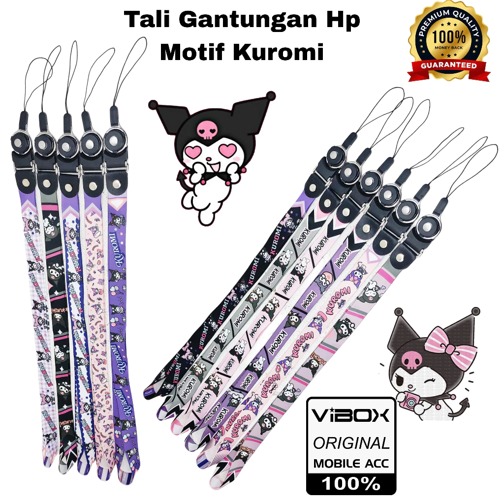Tali Gantungan Kuromi Tali Hp Gantungan Motif Kuromi Terbaru