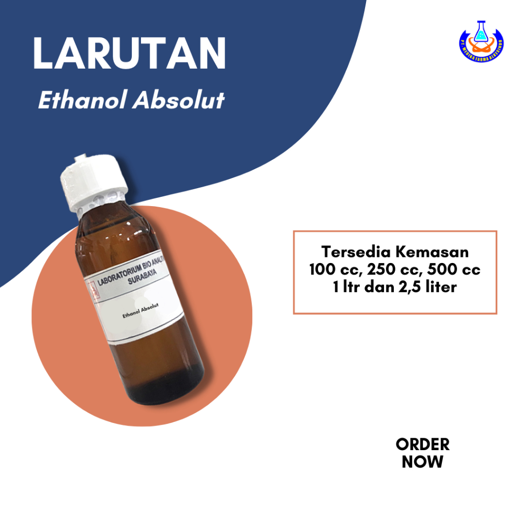 Ethanol Absolut 1(liter, 2.5liter)