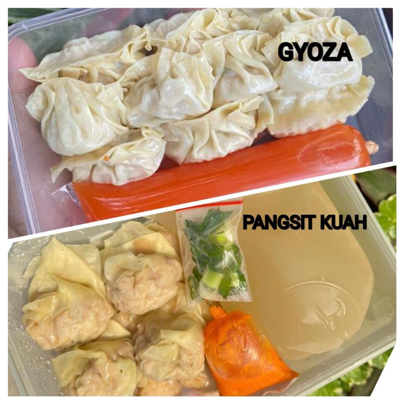 

Gyoza ( isi udang ayam)