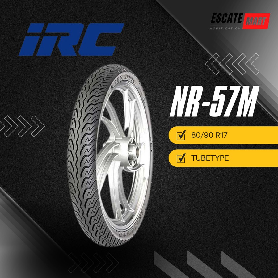 IRC NR-57M 80/90-17 Tubetype - Ban Motor IRC NR57M 80/90 Ring 17 Tubetype
