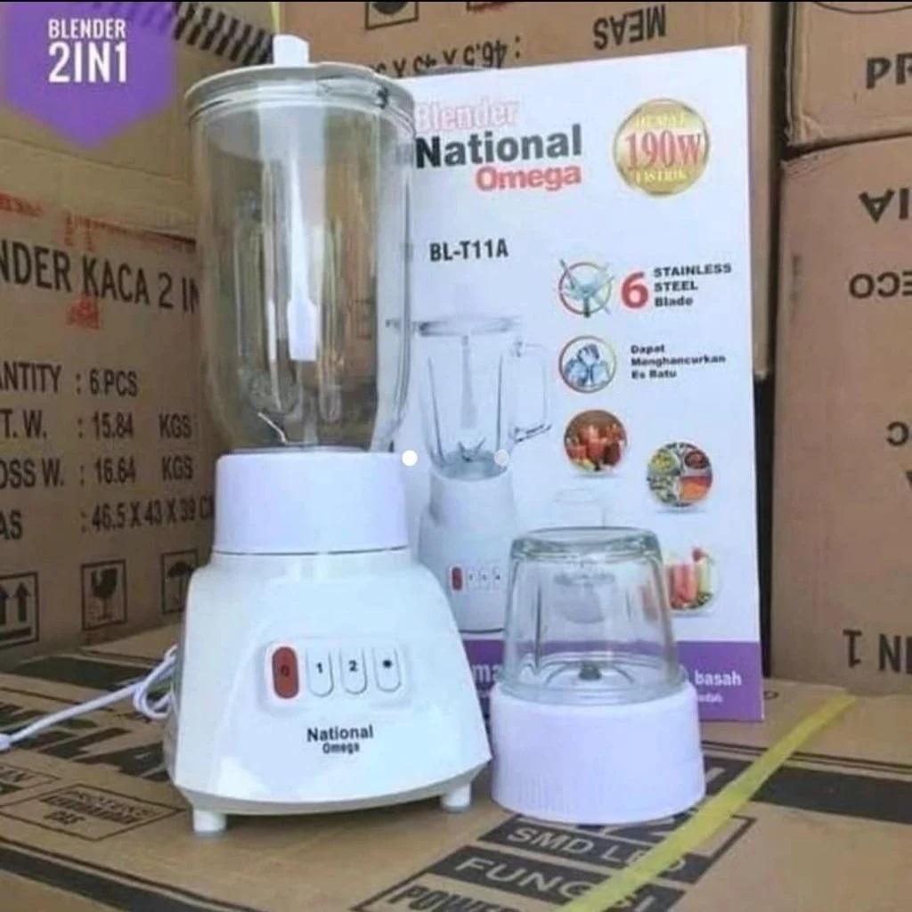 Blender National Viva  BL T9A - Blender Juice dan Bumbu Viva Kaca National Quality