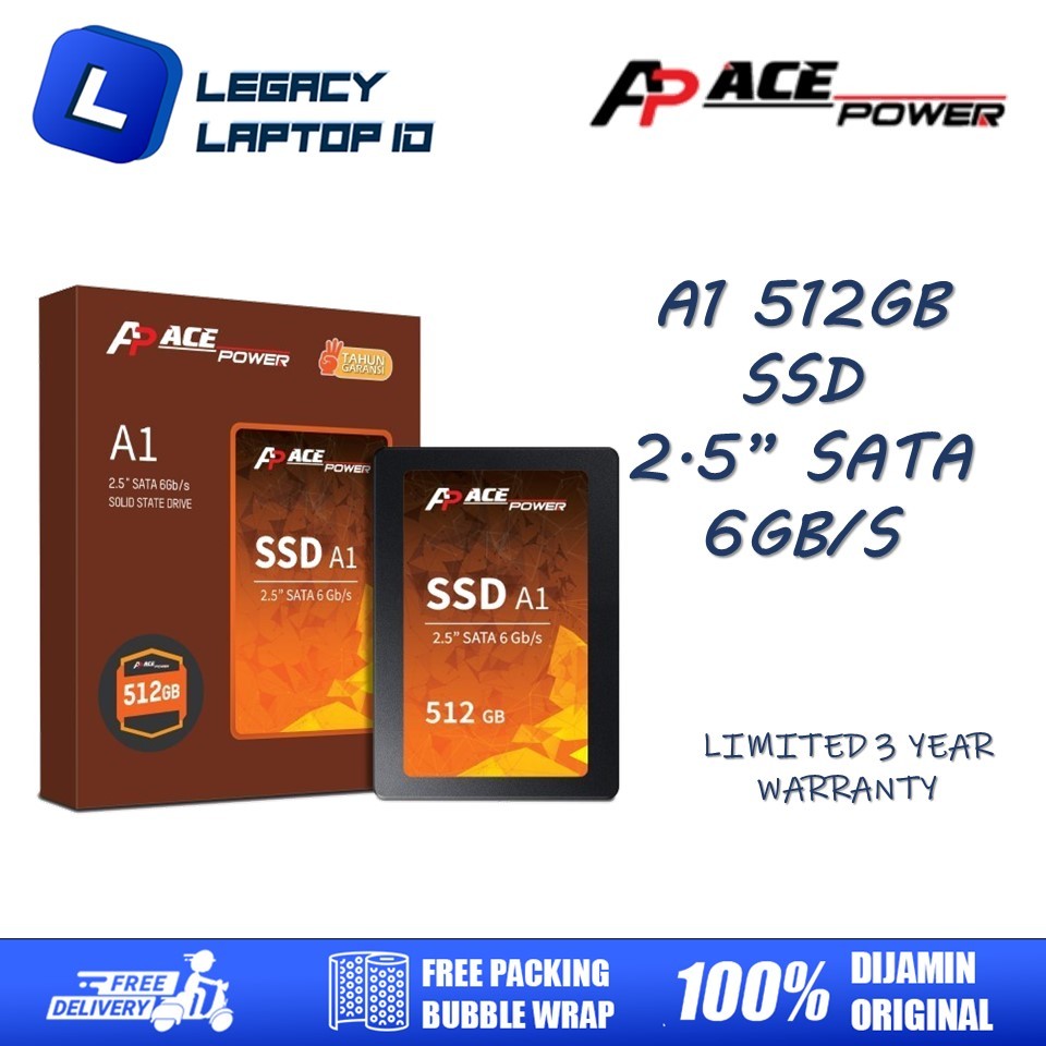 Promo SSD NVME PCIE Ace Power 1TB Garansi 3 Tahun