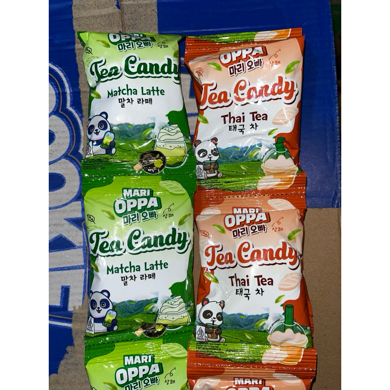 

BARU MATCHA DAN THAI TEA!! Milky Candy Mari oppa isi 10pcs