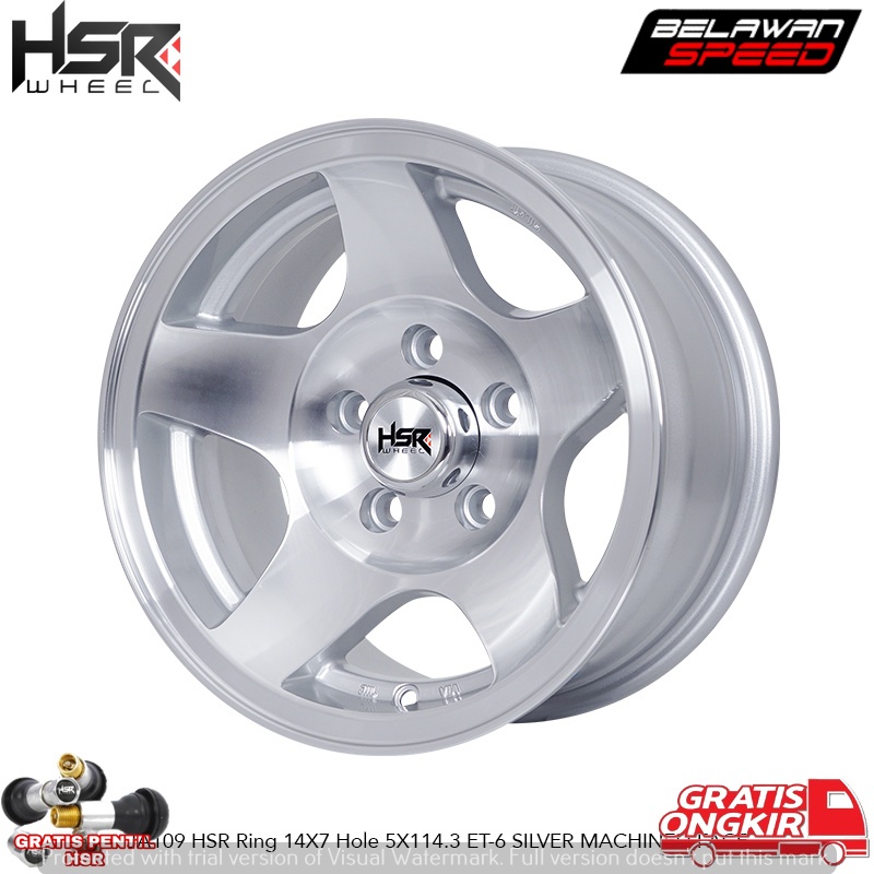 VELG MOBIL KUDA L300 LUXIO HSR RING 14 R14 PCD 5X114,3 HSR JA RING 14