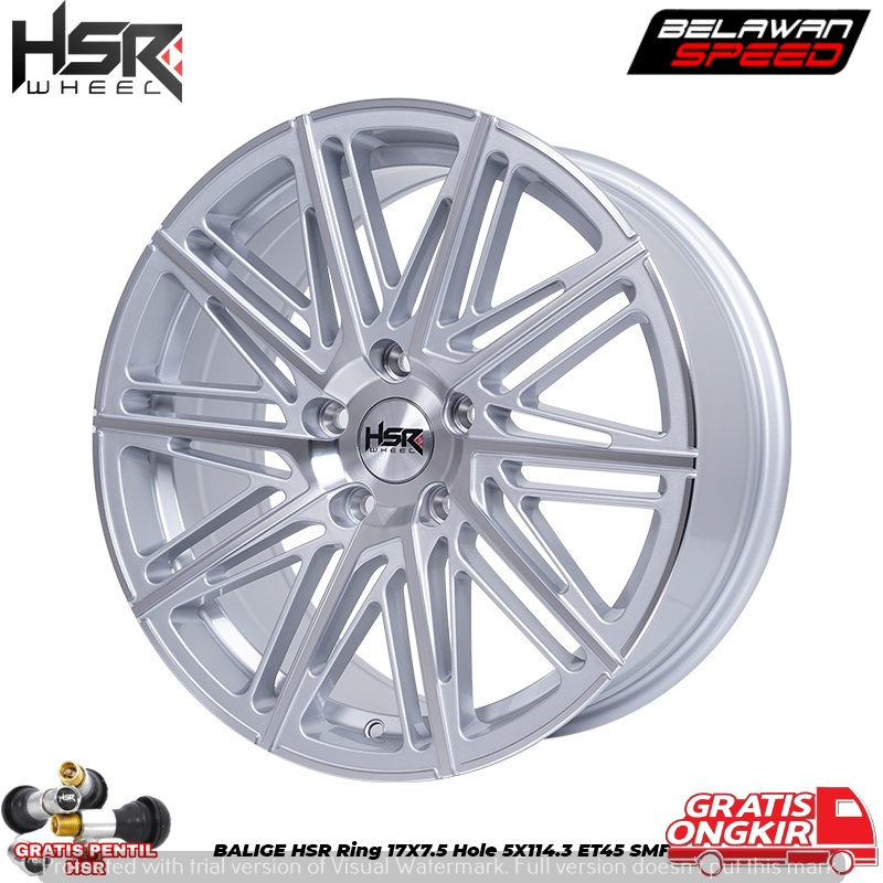 PAKETAN VELG PLUS BAN RING 17 HSR BALIGE PLUS BAN BRIDGESTONE TURANZA UKURAN 215 55 RING 17
