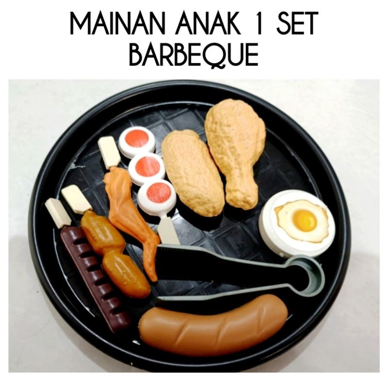 1 SET MAINAN ANAK BARBEQUE / MAINAN SET BARBEQUE