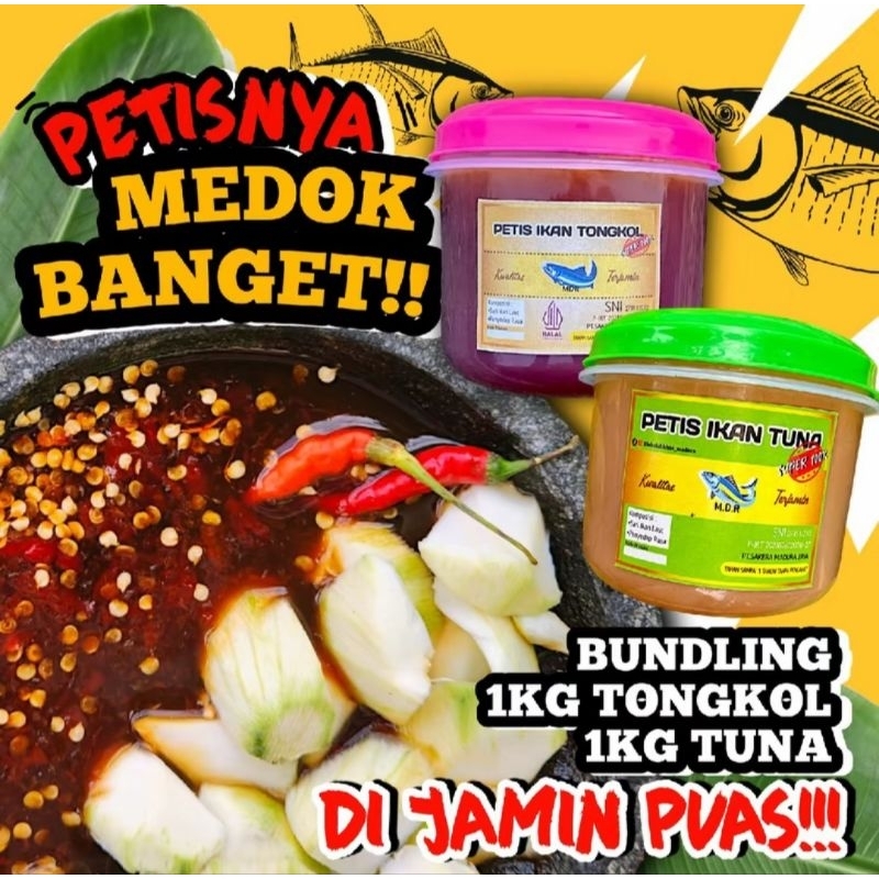 

(Sakera) Paket Hemat 1kg Petis Ikan TUNA & 1kg Petis Ikan TONGKOL