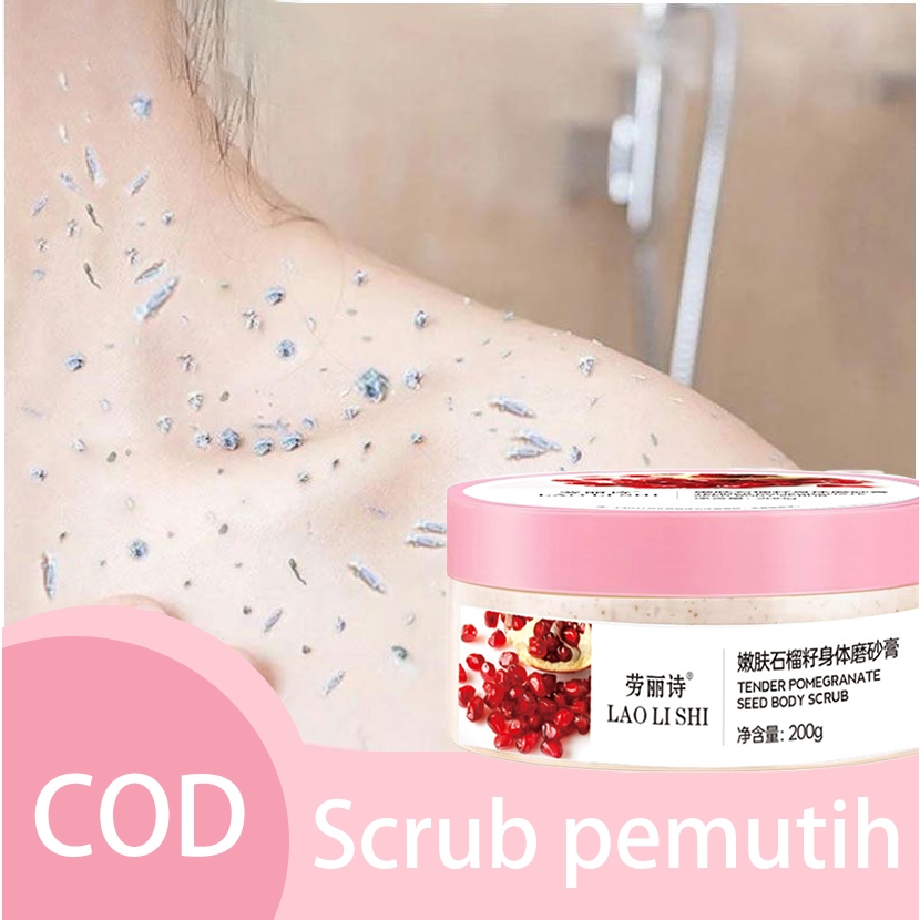 Exfoliating Gel Face Eksfoliasi Wajah Blackhead Cleaner Delima Exfoliating Whitening Gel Pengelupas 