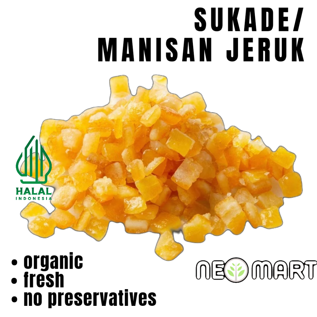 

Manisan Kulit Jeruk 250gr(1/4kg)/ Sukade Orange Peel Aptunion France/ Dried Orange Peel (kulit jeruk Kering)