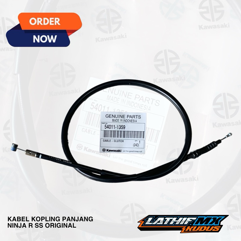 KABEL KOPLING NINJA R KIS STANG PIPA KABEL KOPLING PANJANG NINJA R SS ORI 54011-1359