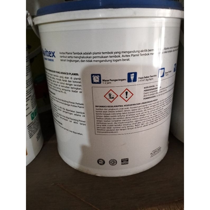 Plamir Avitex tembok 5 kg